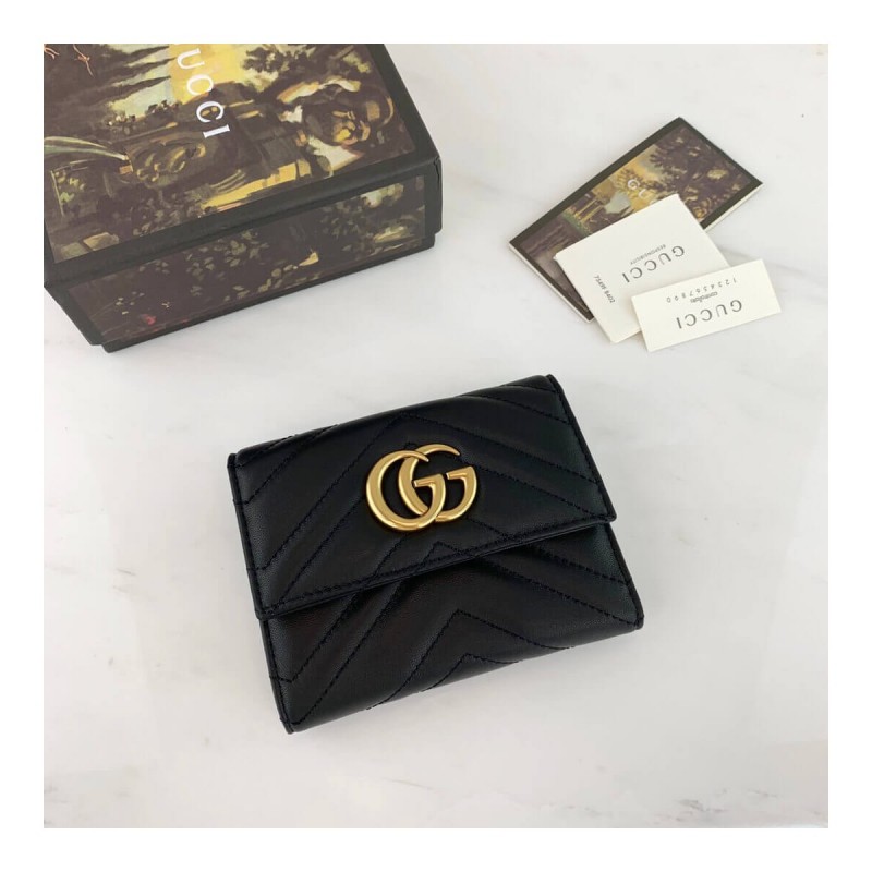 Gucci GG Marmont Matelassé Wallet 474802