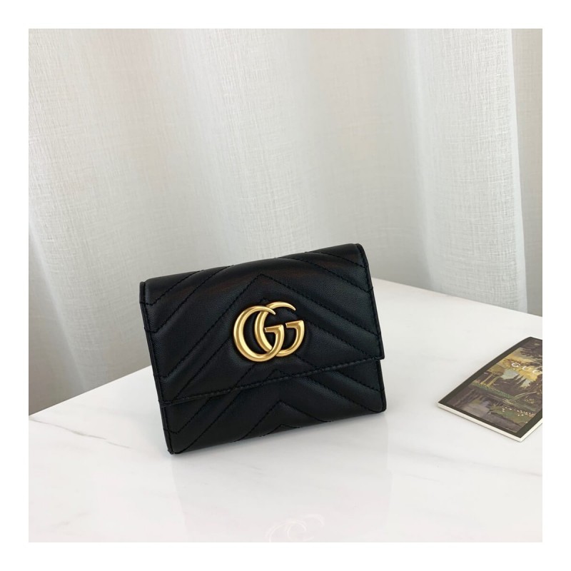 Gucci GG Marmont Matelassé Wallet 474802