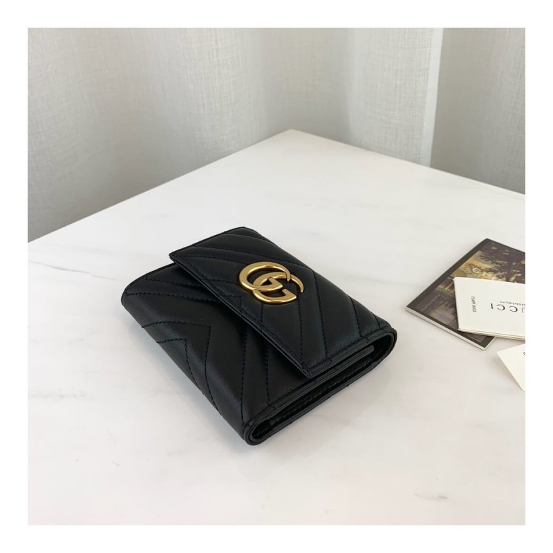 Gucci GG Marmont Matelassé Wallet 474802