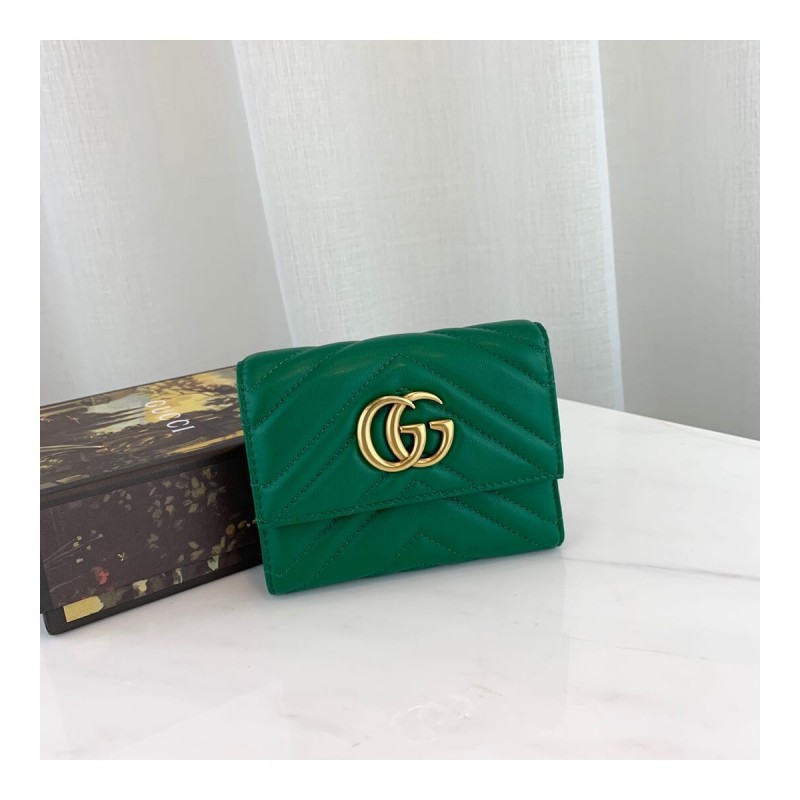 Gucci GG Marmont Matelassé Wallet 474802