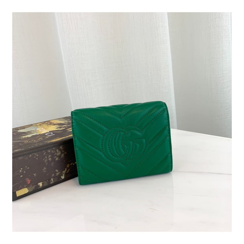 Gucci GG Marmont Matelassé Wallet 474802