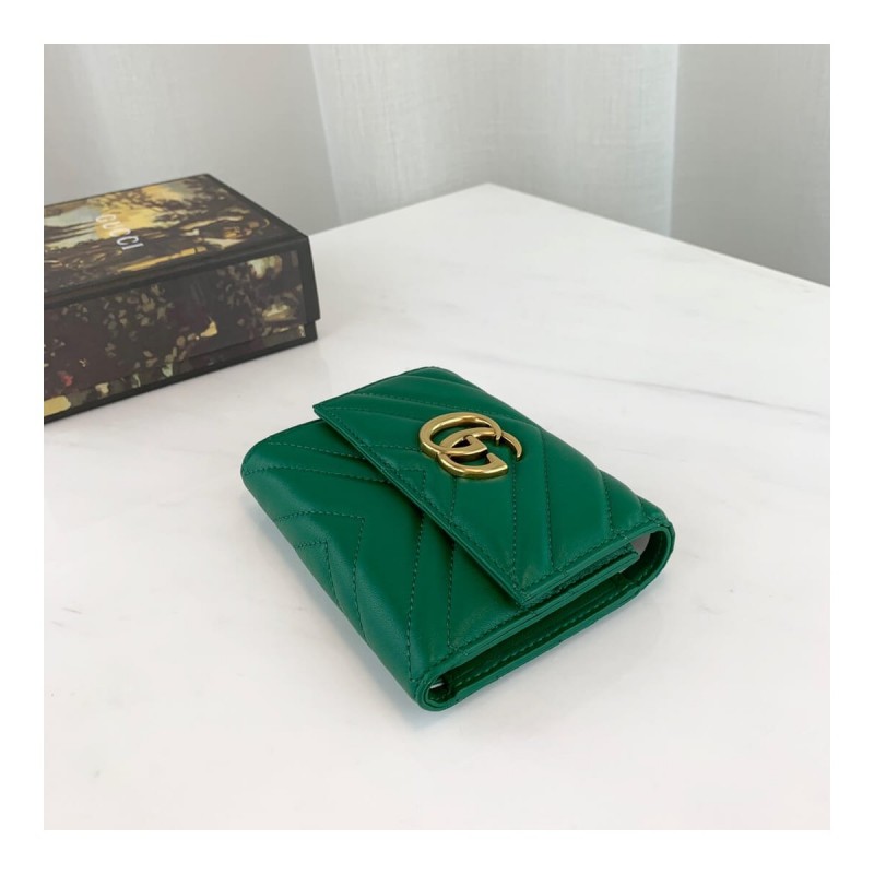Gucci GG Marmont Matelassé Wallet 474802