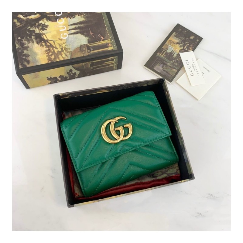 Gucci GG Marmont Matelassé Wallet 474802