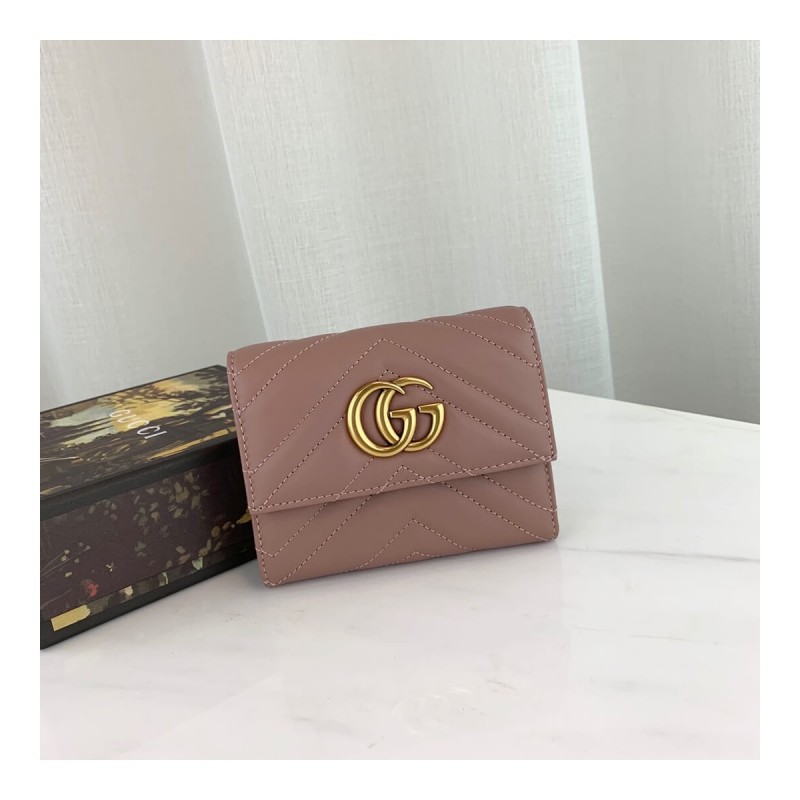 Gucci GG Marmont Matelassé Wallet 474802