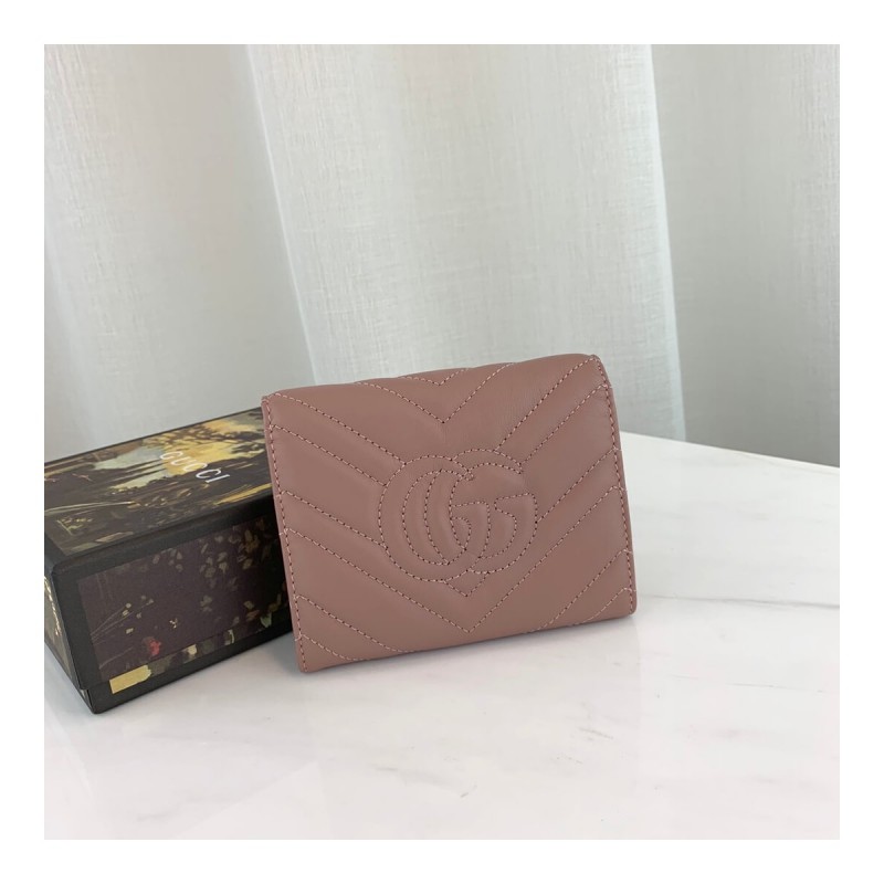 Gucci GG Marmont Matelassé Wallet 474802