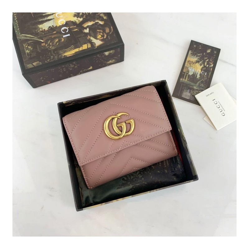 Gucci GG Marmont Matelassé Wallet 474802