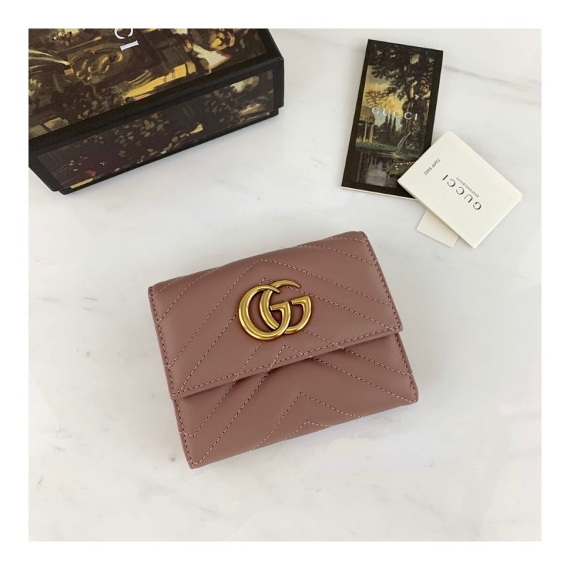 Gucci GG Marmont Matelassé Wallet 474802