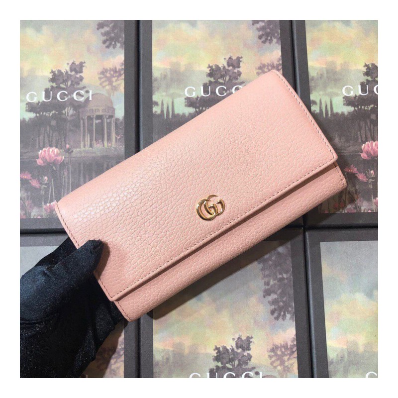 Gucci Leather Continental Wallet 456116