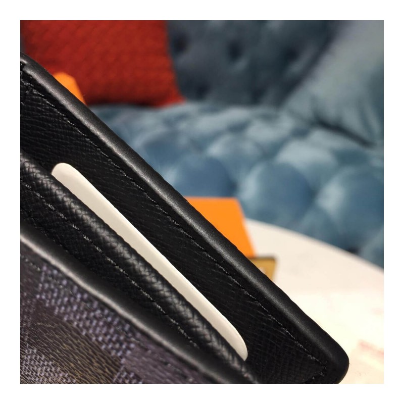 Louis Vuitton Damier Graphite Pixel Brazza Wallet N60163