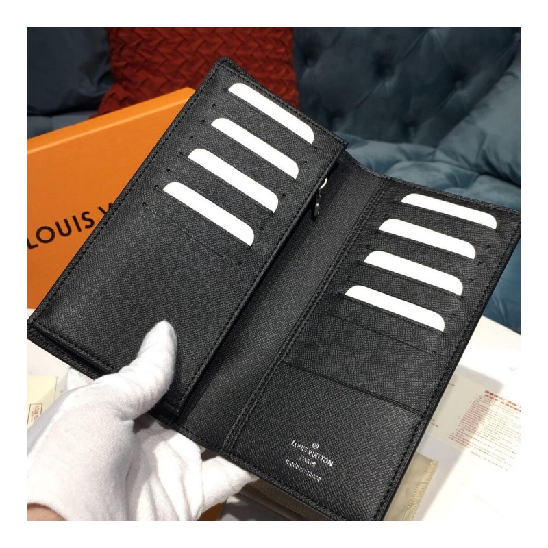 Louis Vuitton Damier Graphite Pixel Brazza Wallet N60163