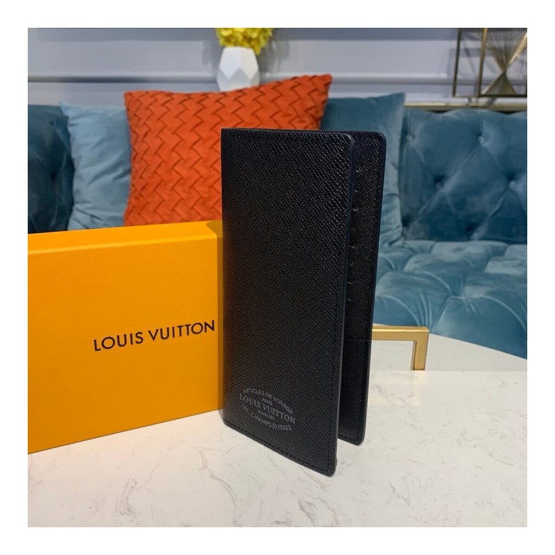 Louis Vuitton Taiga Leather Brazza Wallet M30385