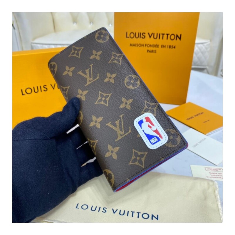 Louis Vuitton LV x NBA Brazza Wallte M80106