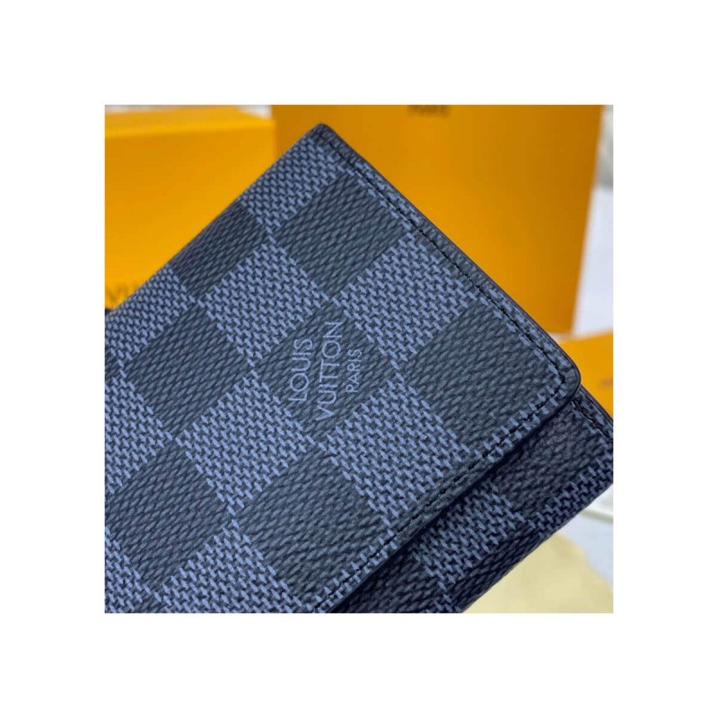 Louis Vuitton Damier Graphite Enveloppe Carte De Visite N63338